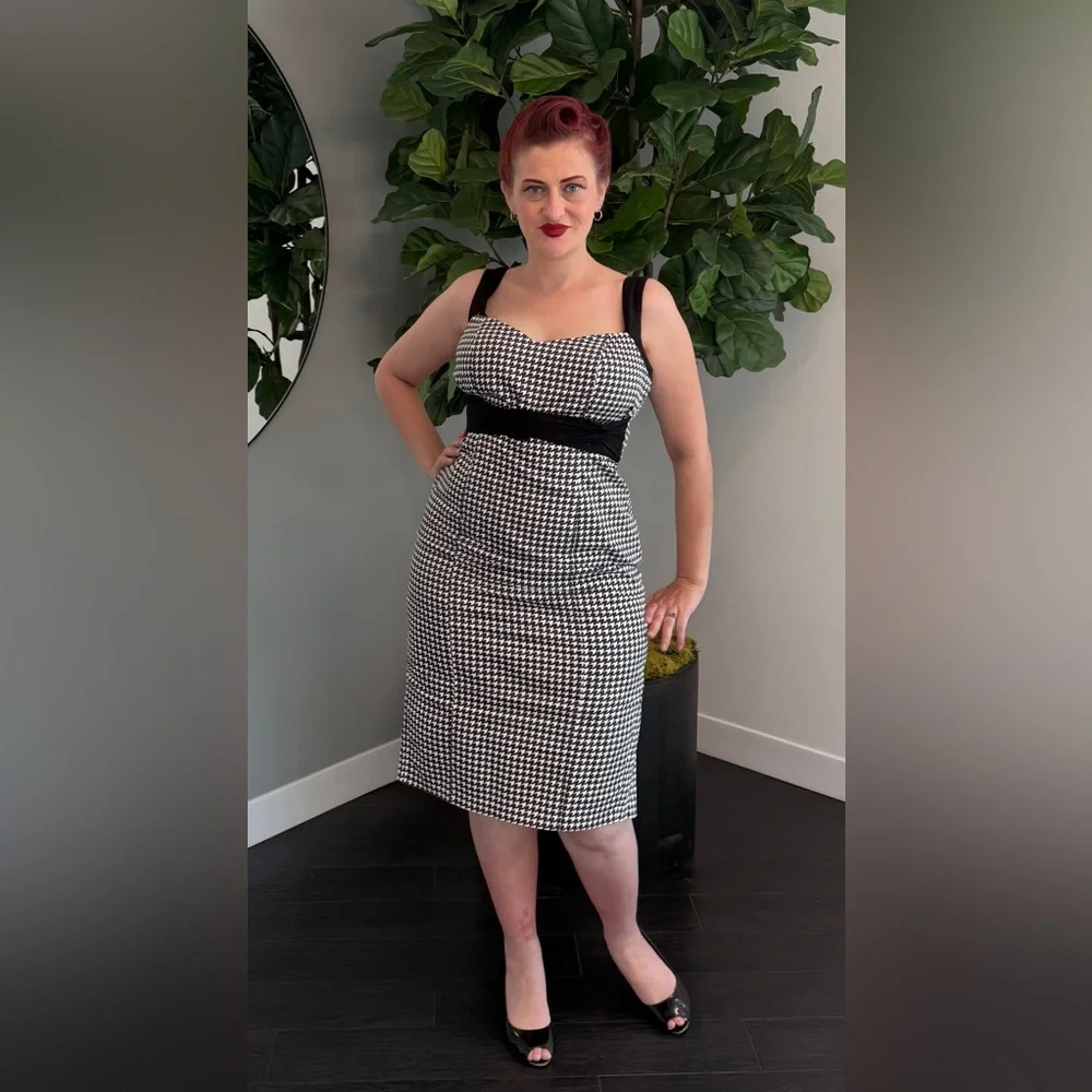 PUG Jessica Dress - XL - Houndstooth - Picture 2 of 3
